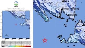 Gempa M 5,1 Guncang Selat Sunda, Terasa di Tanggamus hingga ...